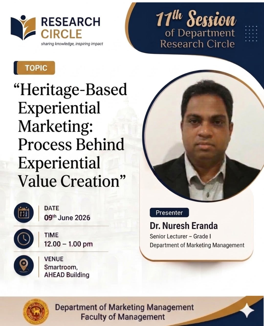 11th Session of the Department Research Circle